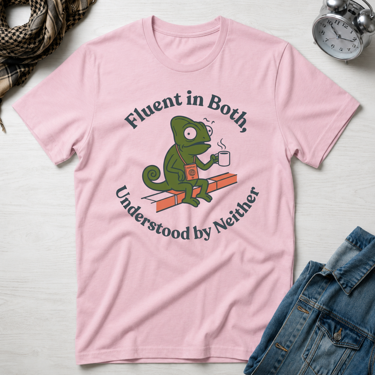 Fluent in Both, Understood by Neither T-Shirt