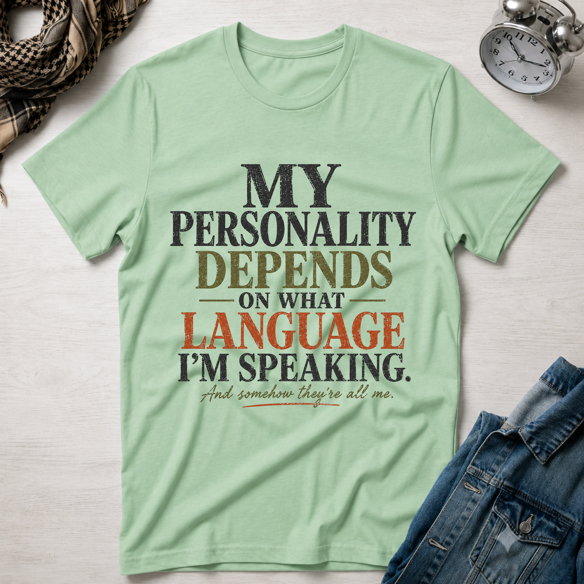 My Personality Depends on What Language I'm Speaking T-Shirt