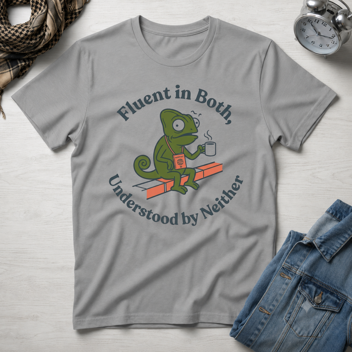 Fluent in Both, Understood by Neither T-Shirt