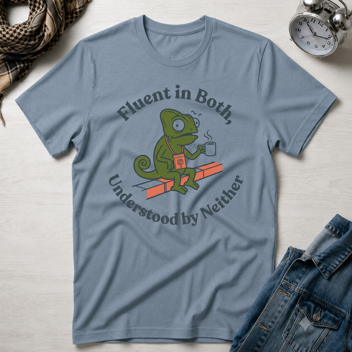 Fluent in Both, Understood by Neither T-Shirt